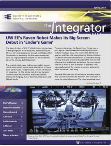 The Integrator Spring 2014